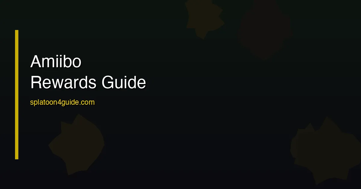 Splatoon 3 amiibo Guide — Every amiibo That Works and What They Unlock